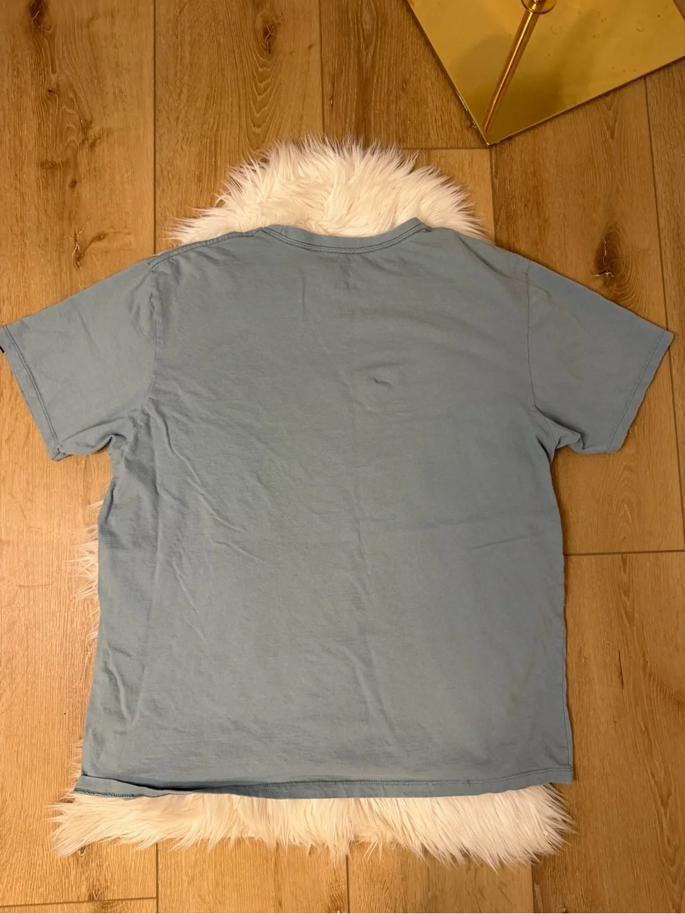 Sitka Men's Short Sleeve Logo Tee in Light Blue 100% Pima Cotton XL - Picture 5 of 5